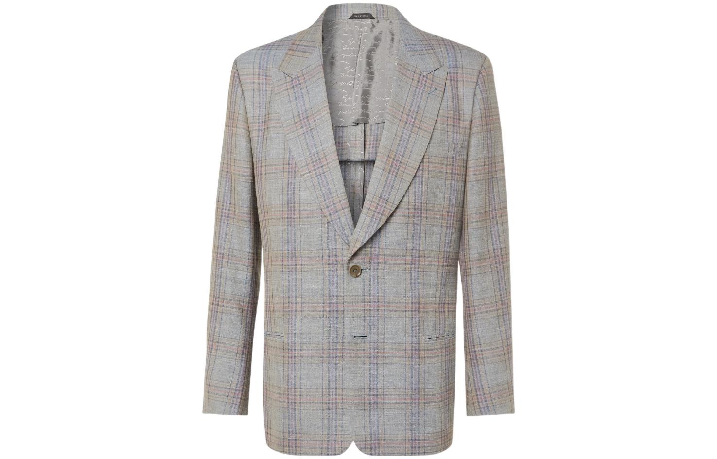 

GIORGIO ARMANI Мужской серый деловой костюм, Gray