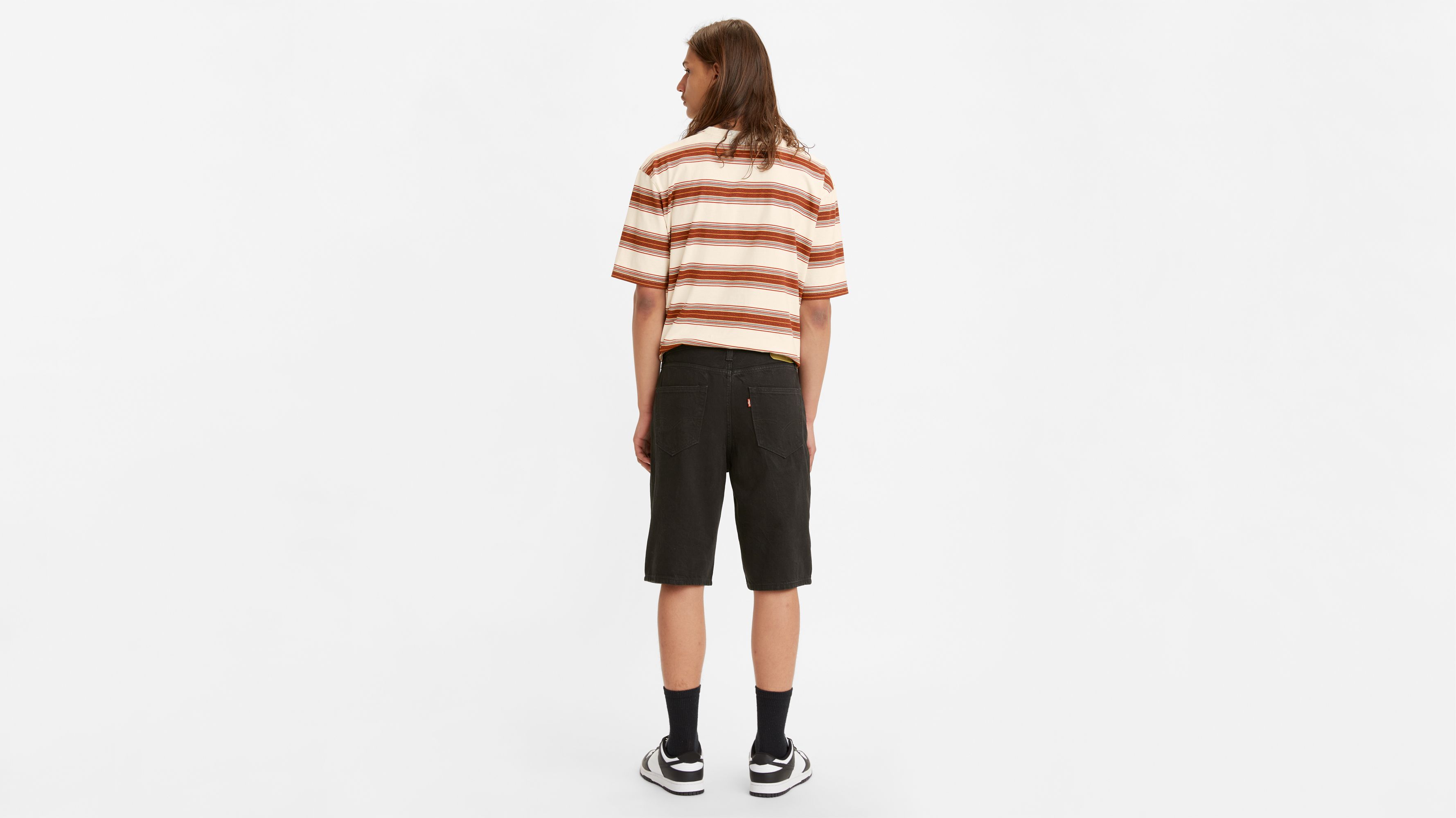 

469 Свободные мужские шорты 12 дюймов Levi's, цвет Slow Walker - Black