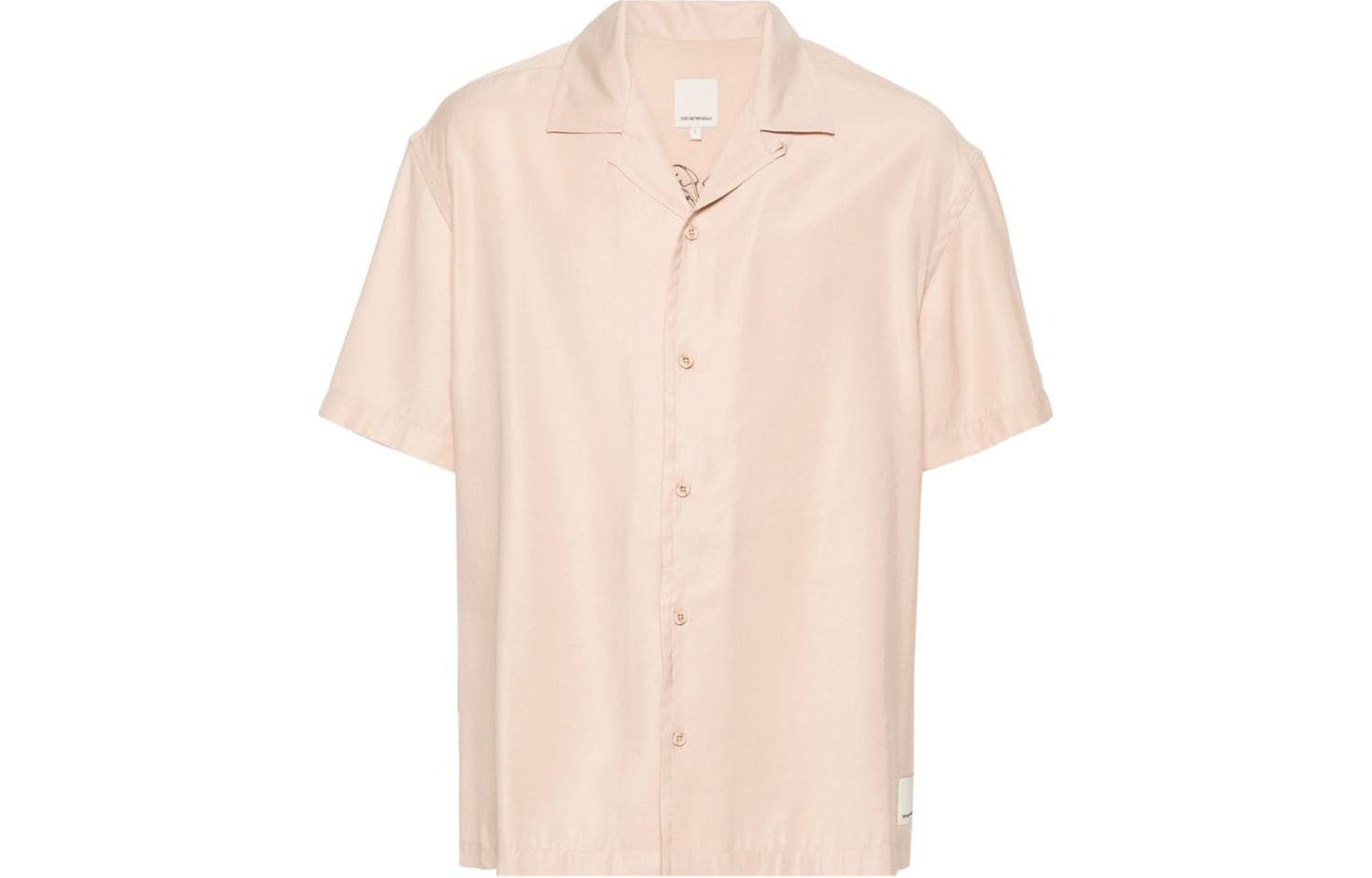Рубашка из коллекции «Устойчивое развитие» Emporio Armani, бежевый — фото 3