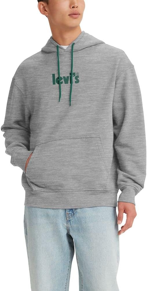 

Мужская свободная толстовка с капюшоном Levi's с графическим принтом (также доступна в размерах Big и Tall), (New) Holiday Poster