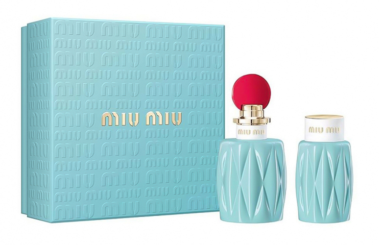 

Женский парфюмированный набор для тела: туалетная вода 100мл + лосьон 100мл MIU MIU