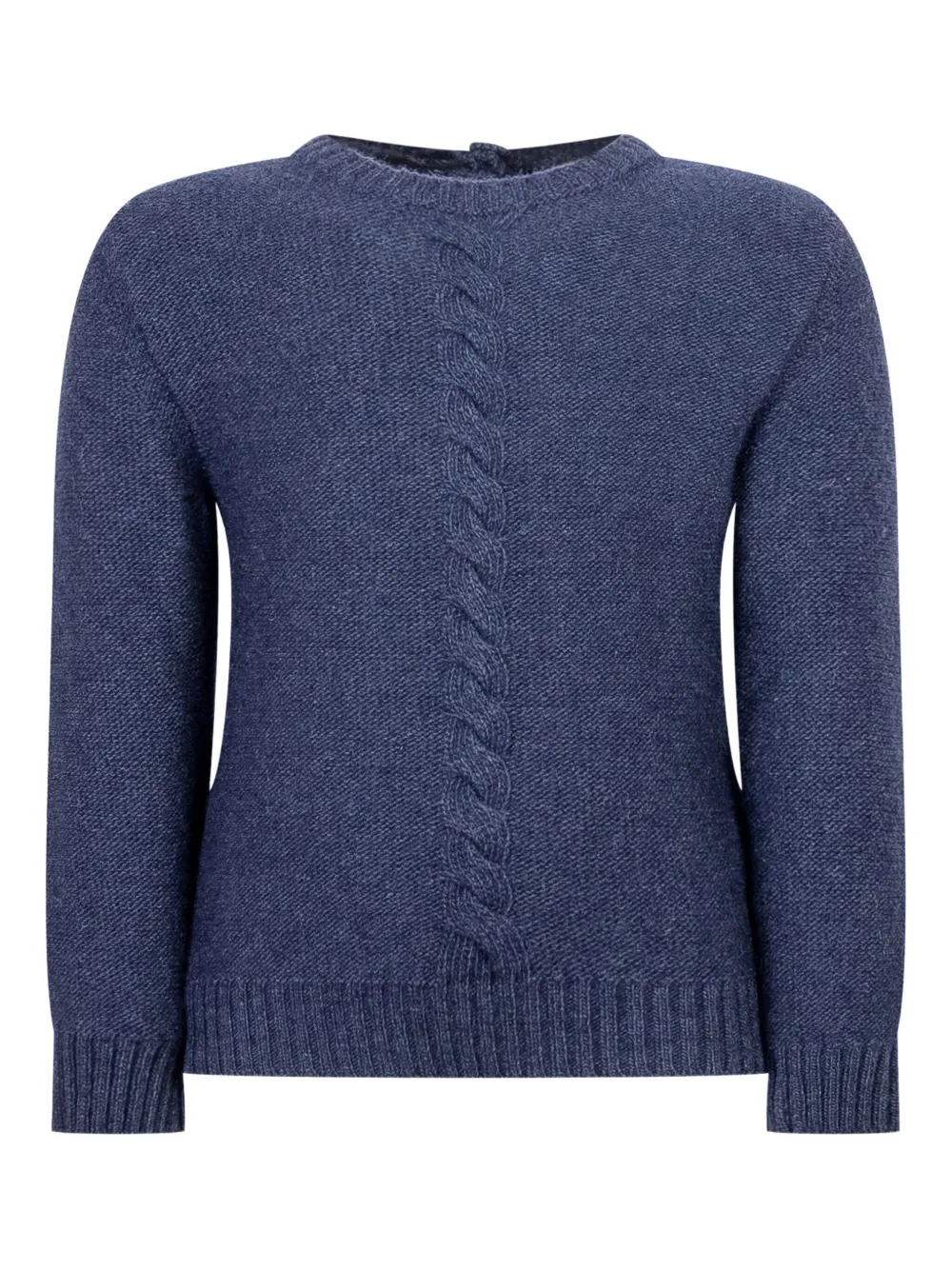 

Свитер Atria в рубчик (или Свитер Atria с вязкой "косичка") L'Orsobruno, синий