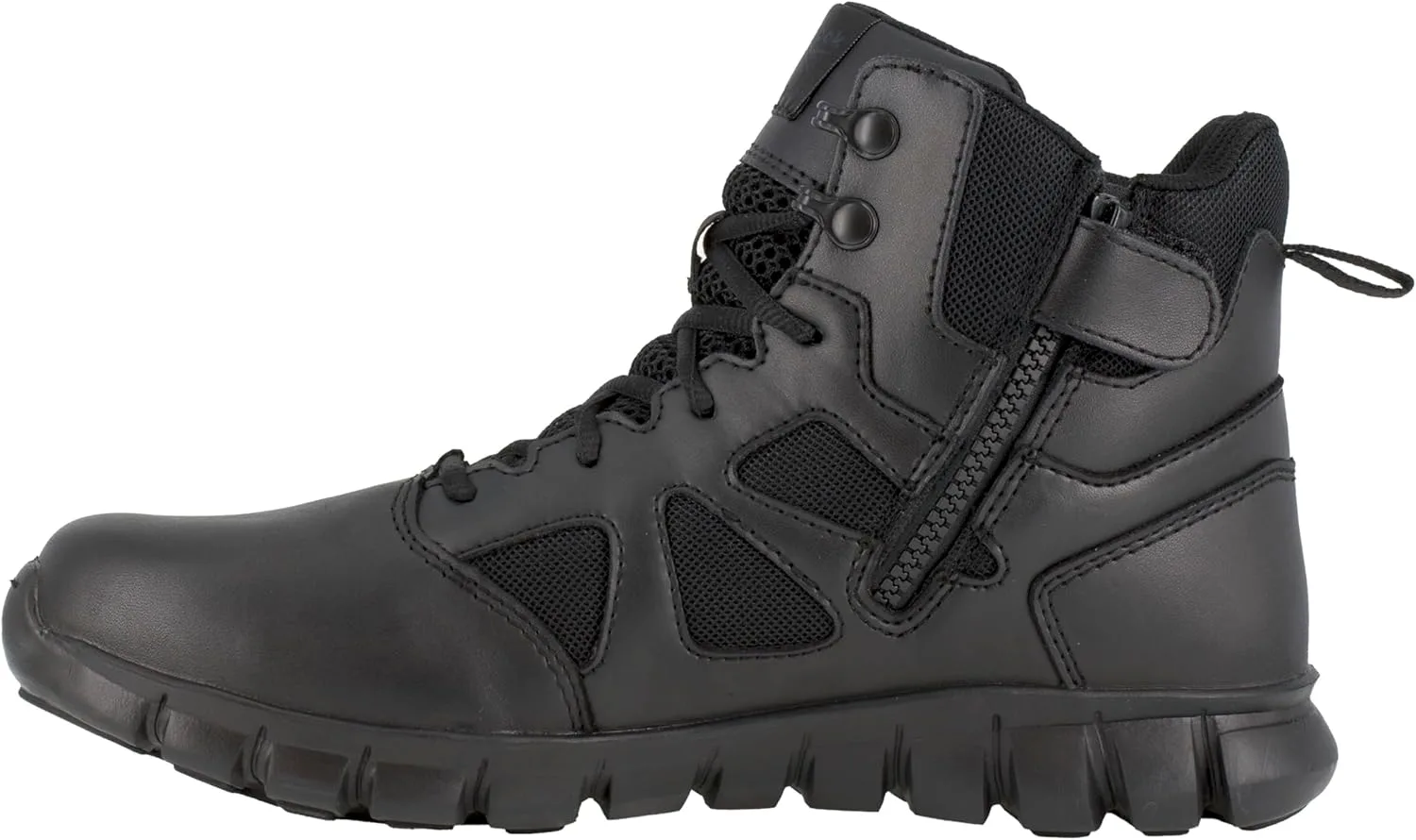 Мужские тактические ботинки Reebok RB8605 Sublite Cushion высотой 6 дюймов (15 см) с мягкими носками и основной частью, черного цвета, в военно-тактическом стиле — фото 4
