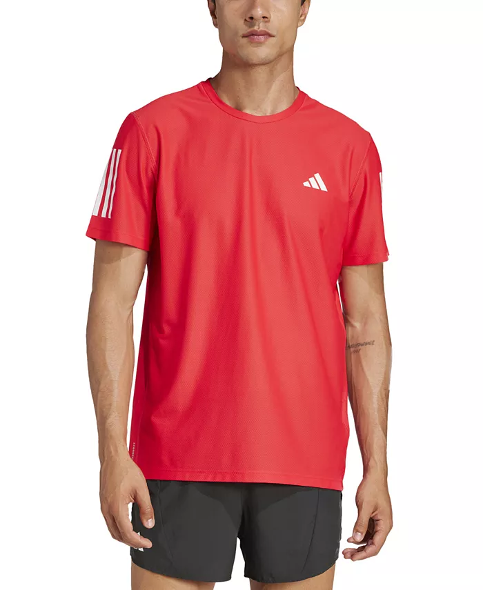 

Мужская футболка Own The Run с влагоотводящими свойствами adidas, красный