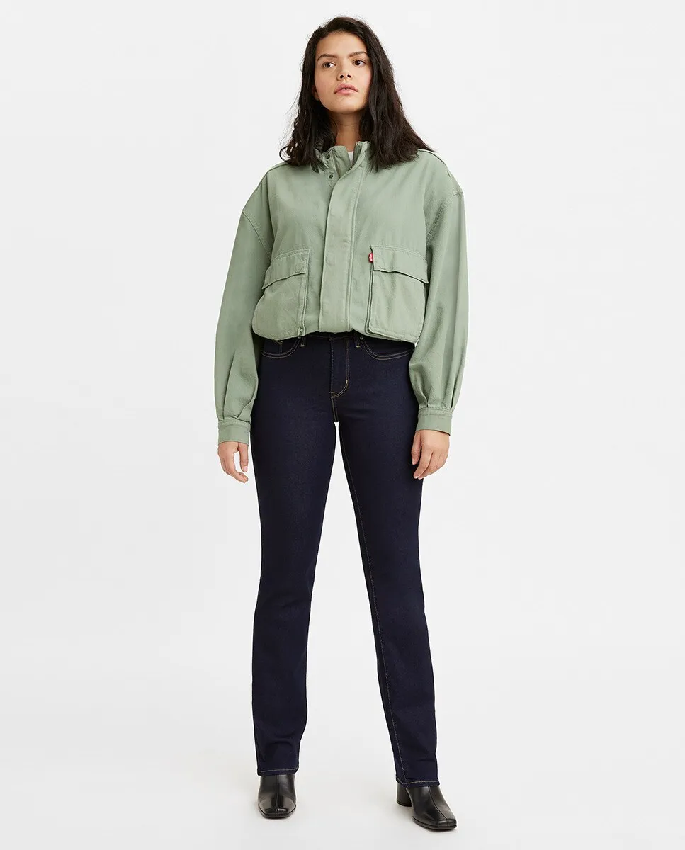 

Женские прямые джинсы 314 с завышенной талией Levi's, темно-синий