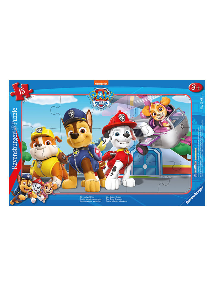 

Пазл из 15 деталей «Четыре отважных спасателя» - для детей от 3 лет и старше