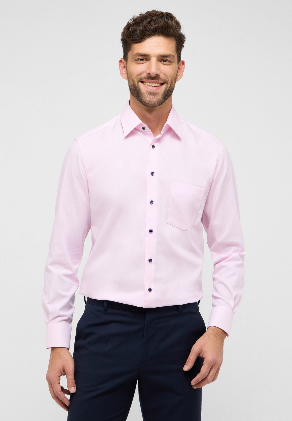 

Рубашка MODERN FIT Eterna, светло-розовый