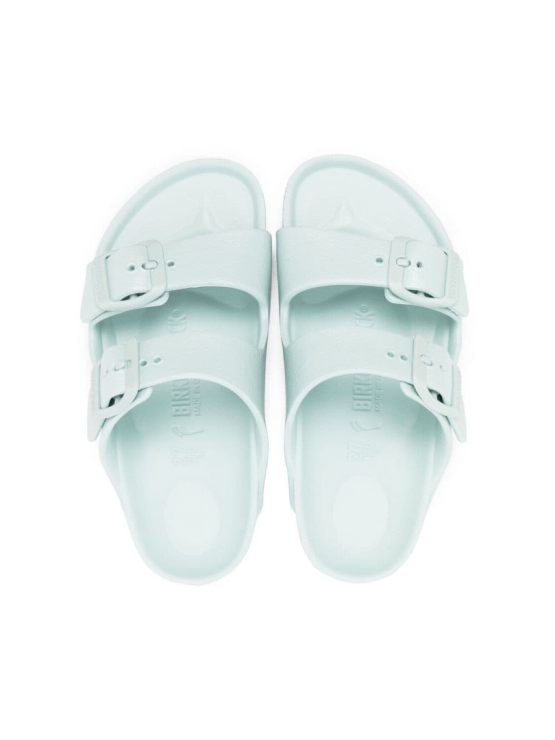 Сандалии Arizona с тисненым логотипом Birkenstock Kids, зеленый — фото 3