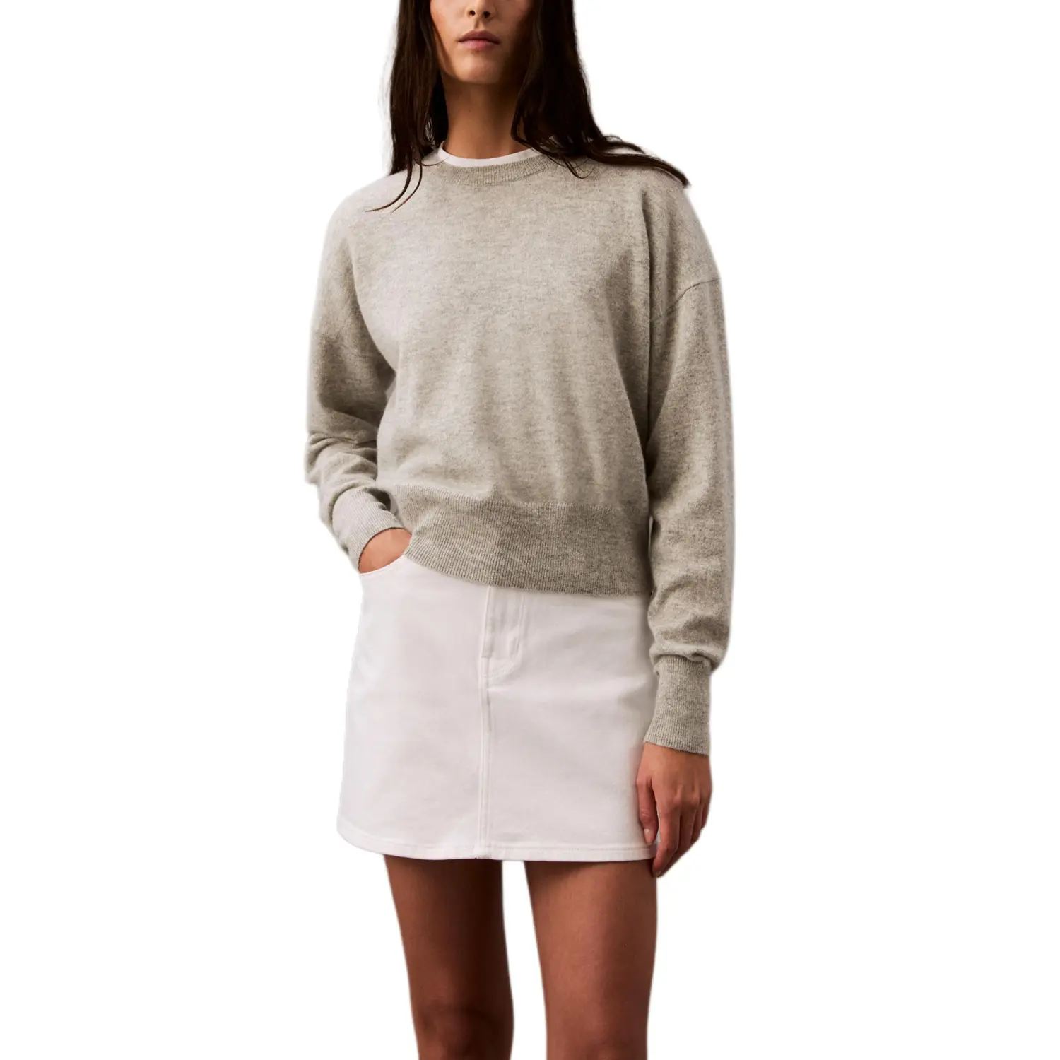 

Кашемировый свитер Women's Calvin Klein, серый