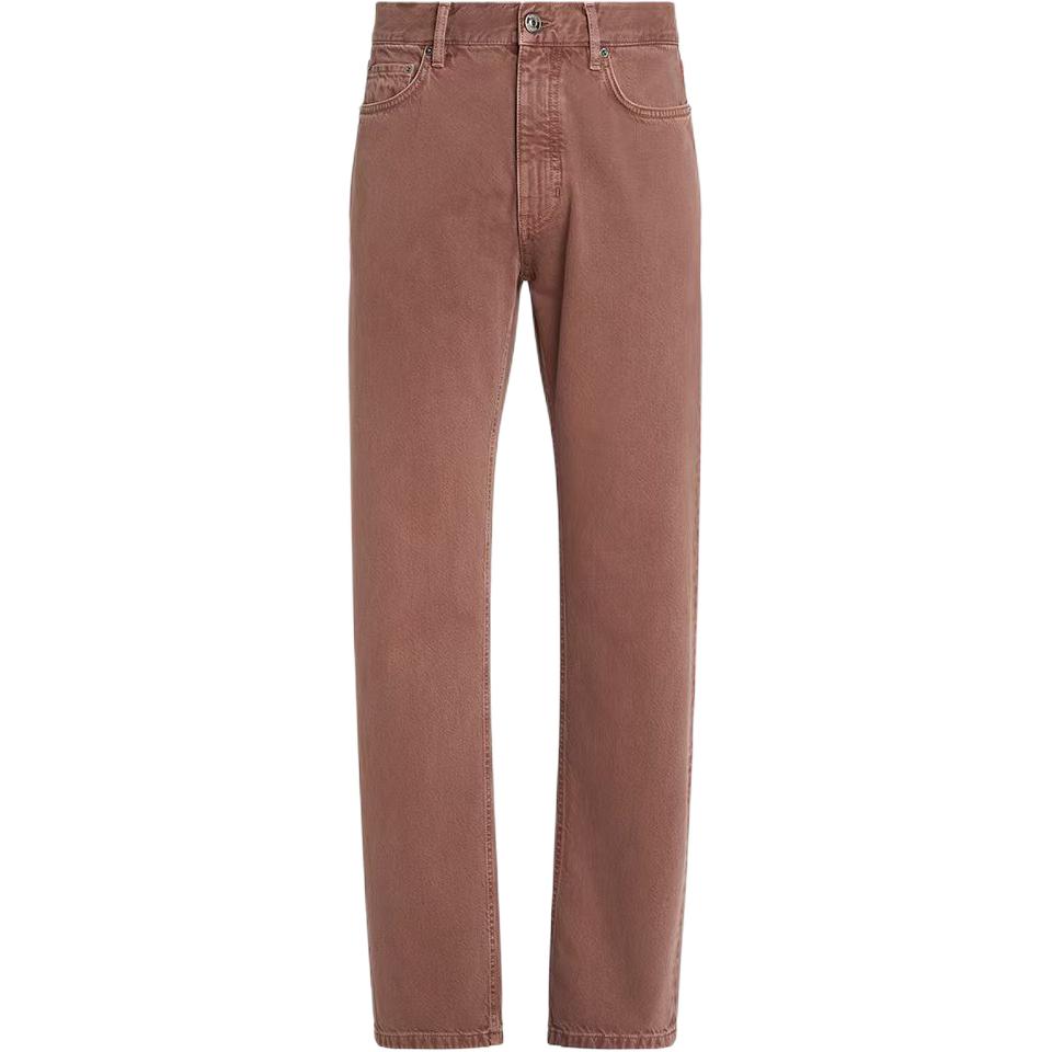 

Джинсы Zegna Roccia с эффектом каменной стирки Ermenegildo Zegna, красный