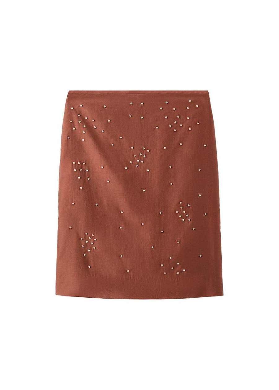 

Юбка MANGO, оранжевый