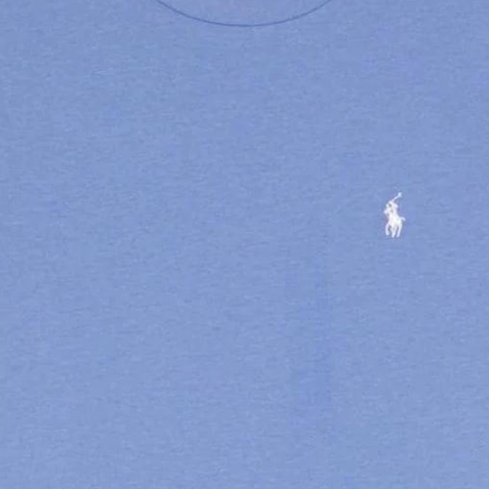 Футболка синяя детская Polo Ralph Lauren — фото 4