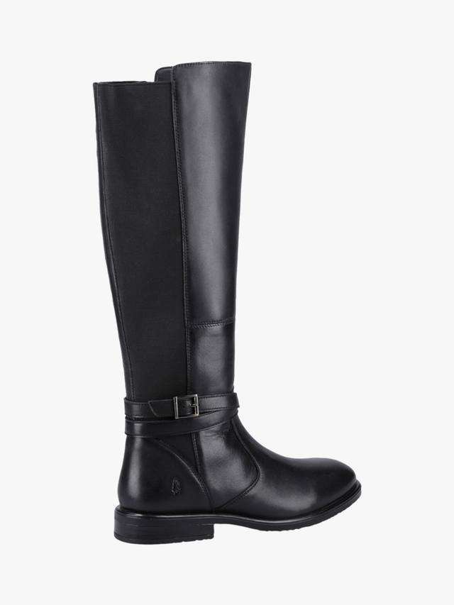 Высокие кожаные ботинки Victoria до колена Hush Puppies, Black — фото 3