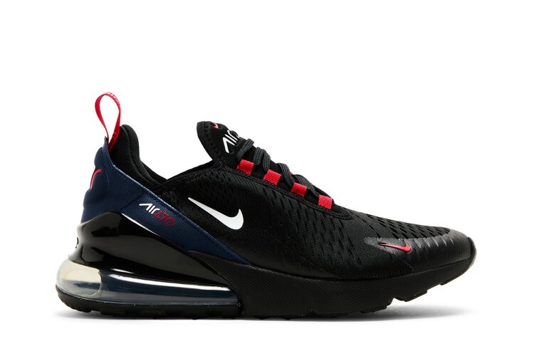 

Кроссовки Air Max 270 GS, цвет Black Midnight Navy Red