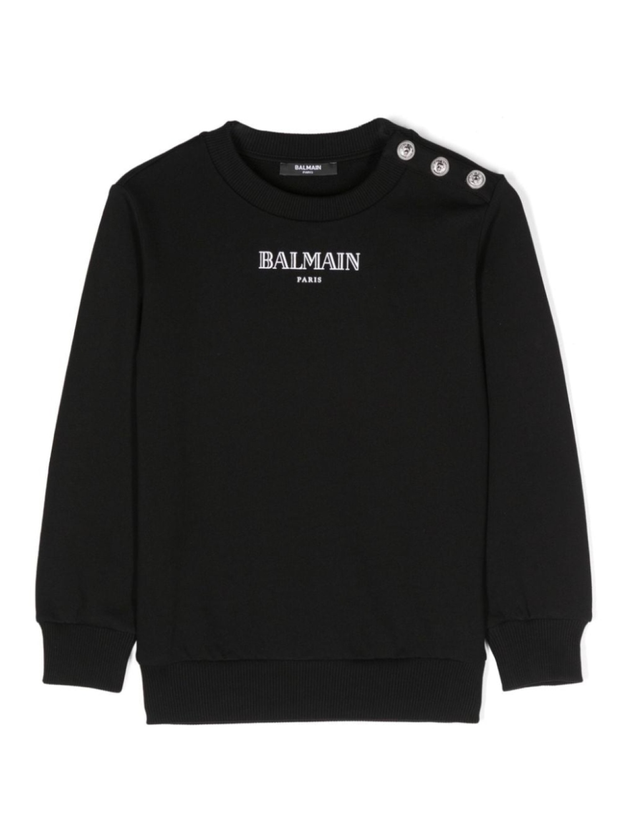 

Balmain Kids толстовка с логотипом, черный