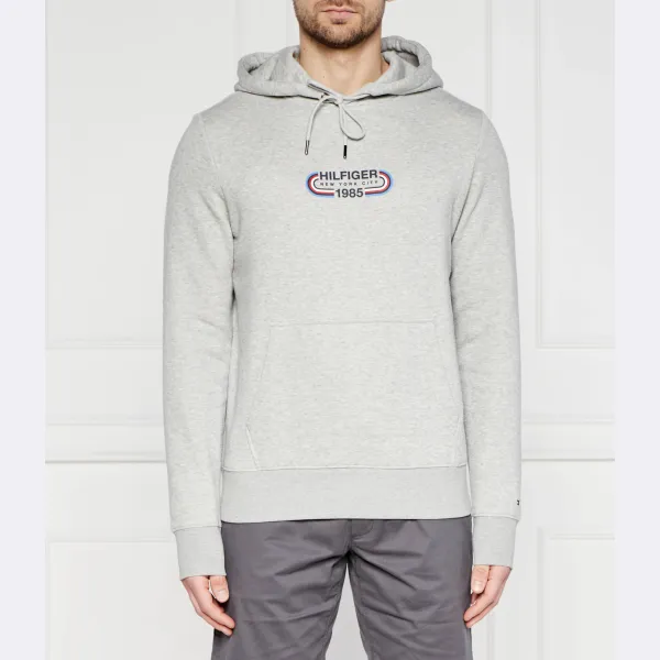 

Толстовка обычного кроя с графическим рисунком Tommy Hilfiger, серый