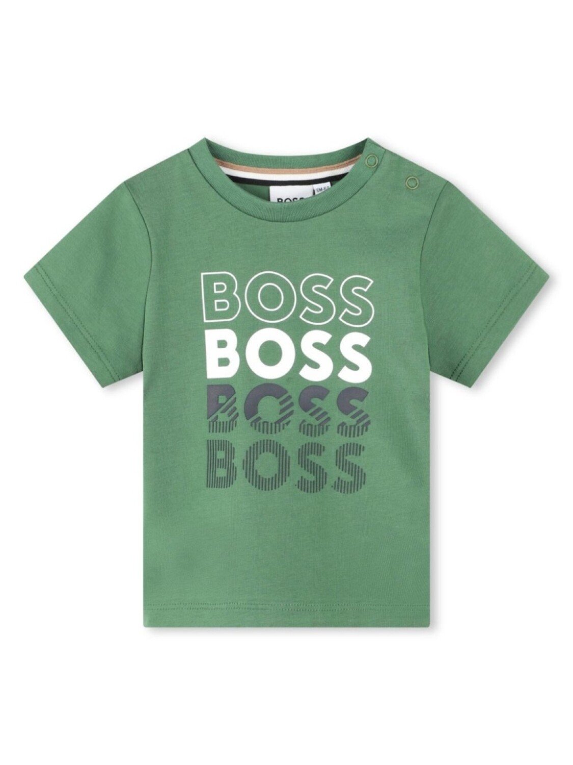 

BOSS Kidswear футболка с логотипом, зеленый