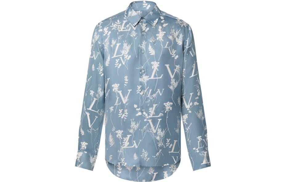 

Рубашка мужская Louis Vuitton, синий / белый