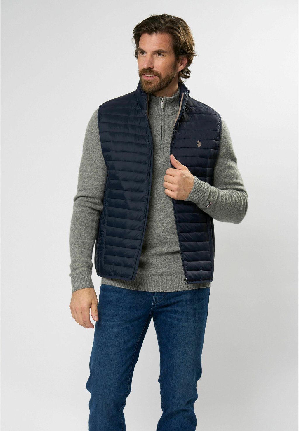 

Жилет U.S. Polo Assn., темно-синий