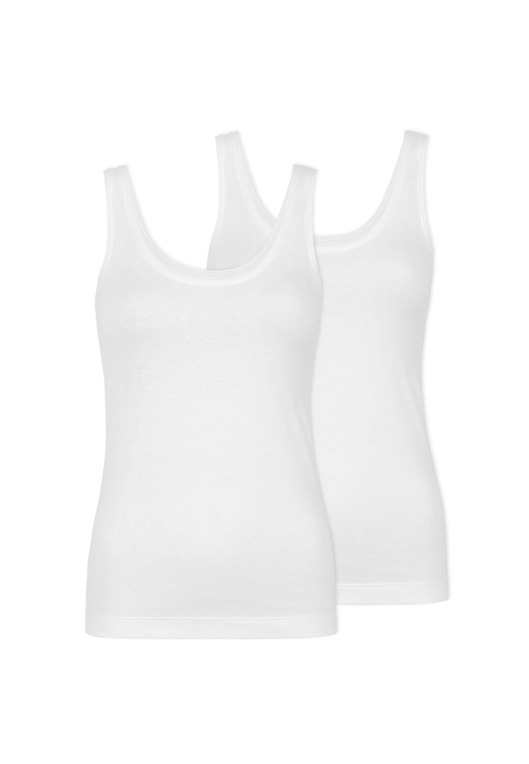 

Майка SNOCKS Tank Top aus Bio Baumwolle 2 Stück, белый