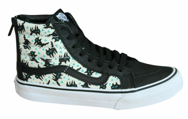 

Otw sk8 hi slim мужские черные плимсоллы Vans, черный