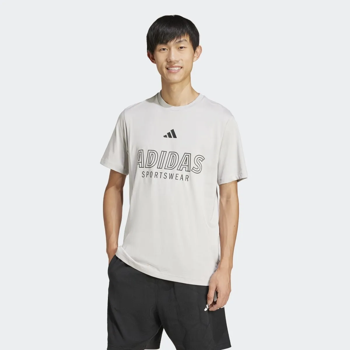 

Футболка мужская House of Tiro Linear Graphic Adidas, серый