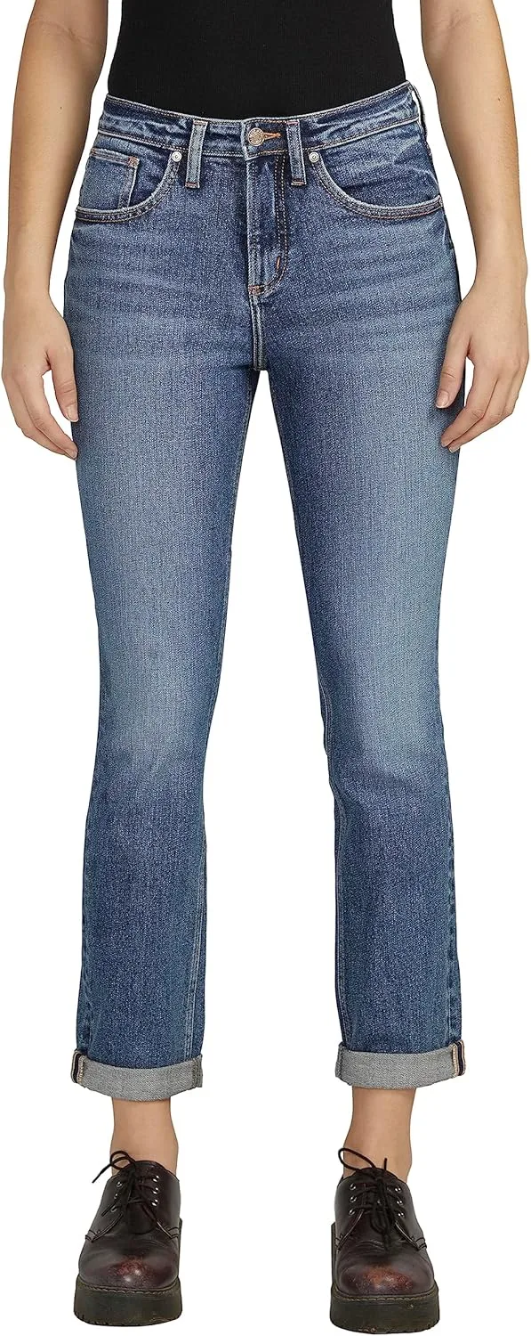 

Silver Jeans Co. Женские джинсы Beau High Rise Slim Leg