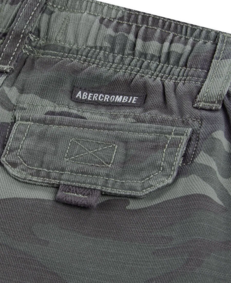 Детские брюки-карго очень свободного кроя для мальчиков 2T-5T Abercrombie Kids, серый — фото 4
