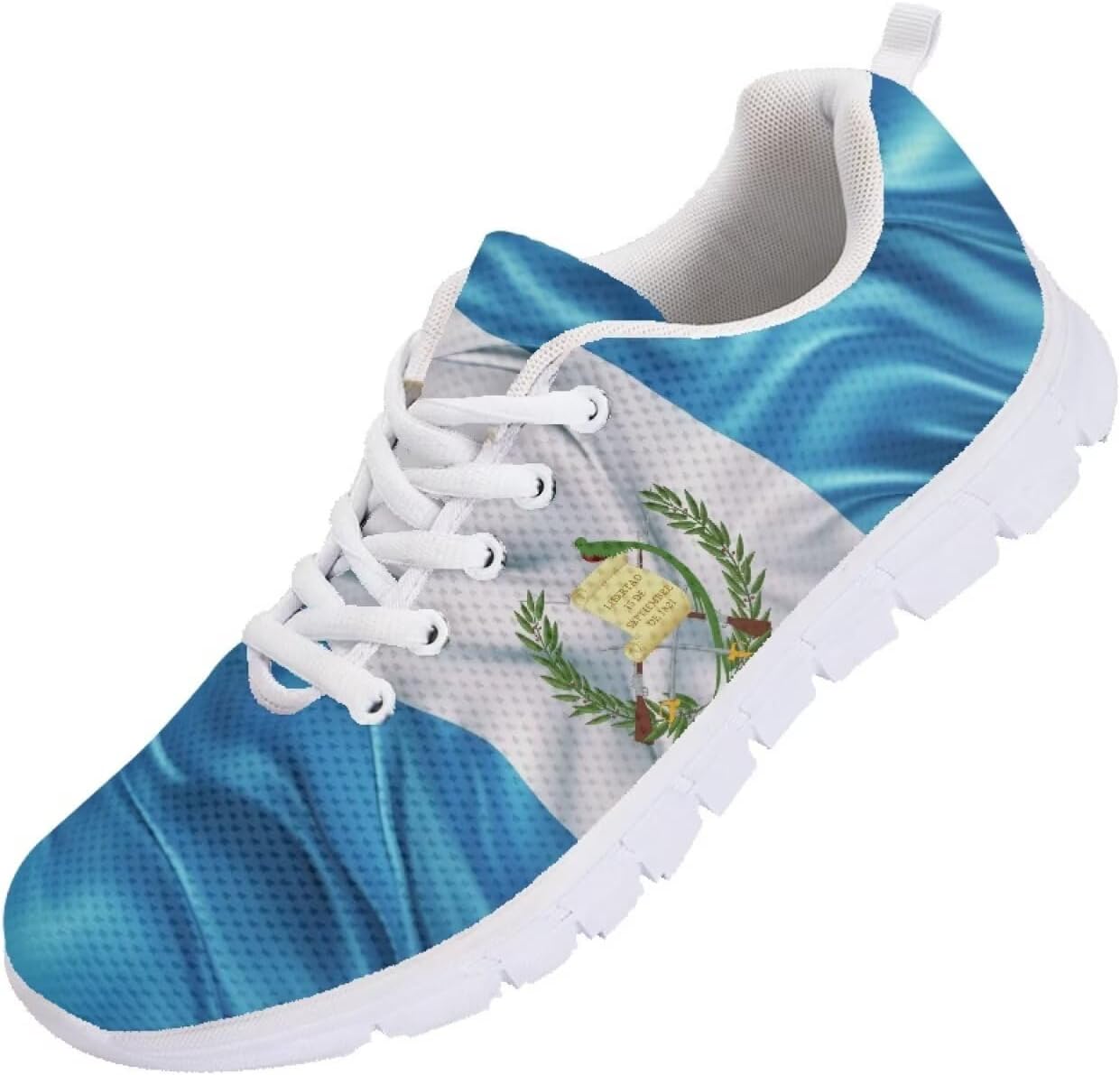 

Женские и мужские кроссовки для бега, модные кеды, легкие спортивные кроссовки для фитнеса и тренировок, для тенниса, бега и походов Getelinseng, Guatemala Flag