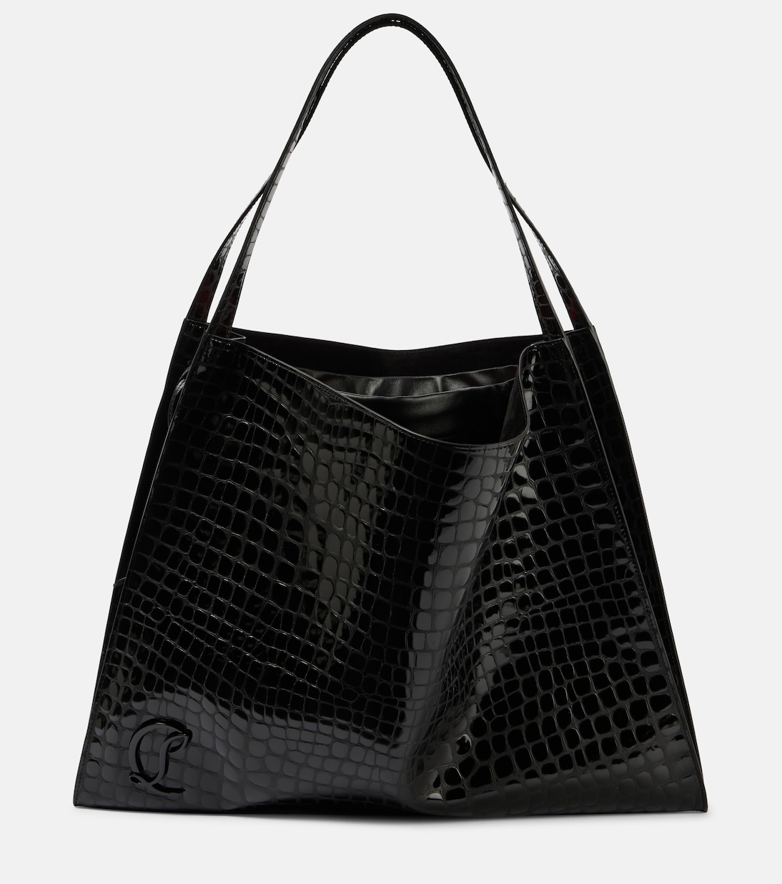 

Сумка через плечо из кожи с эффектом крокодила Le 54 Christian Louboutin, черный