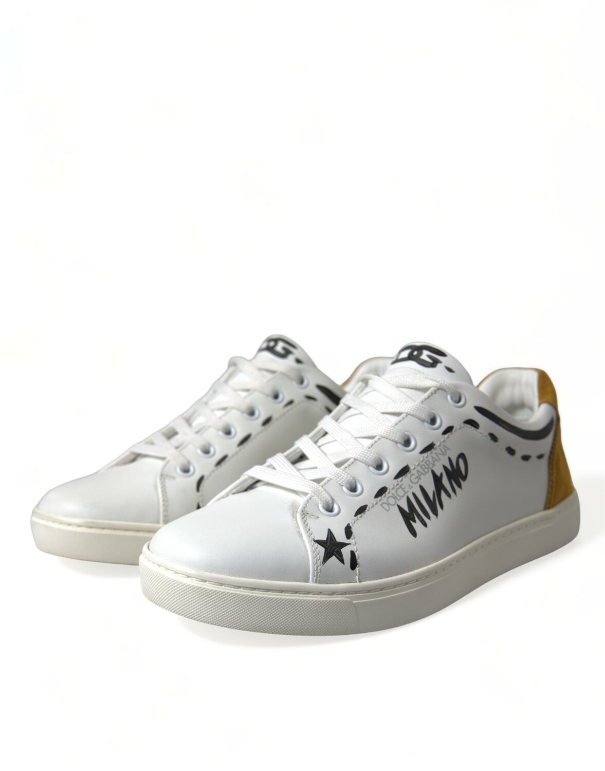 

Dolce & Gabbana Sleek Low Top Кожаные мужские кроссовки, белый
