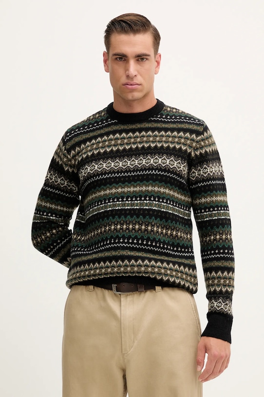 

Шерстяной свитер Barbour, черный