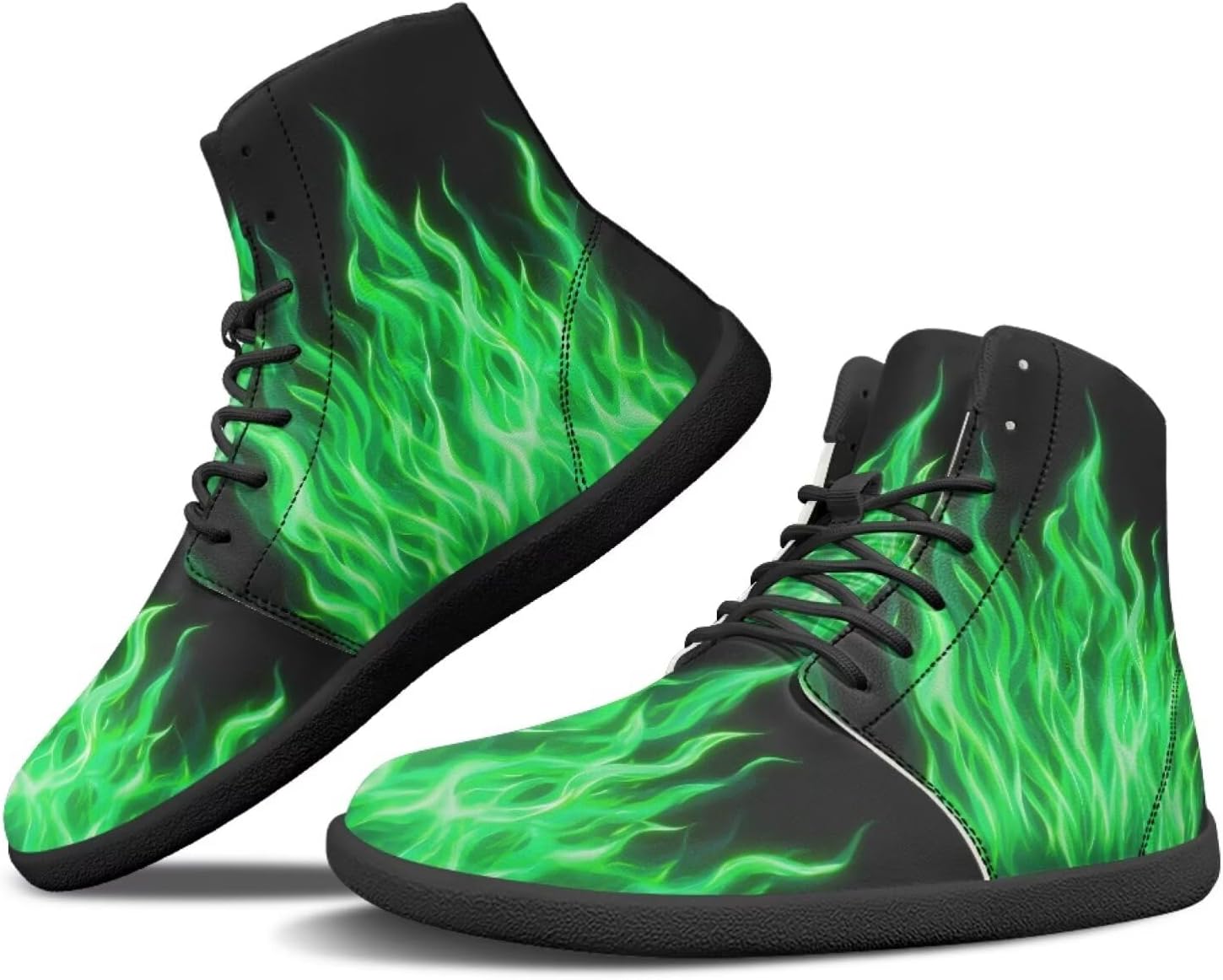 

Мужские минималистичные кроссовки Binienty с высоким верхом, нулевая разница по подошве, широкая носочная часть, для прогулок на улице, походов и тенниса, зеленый