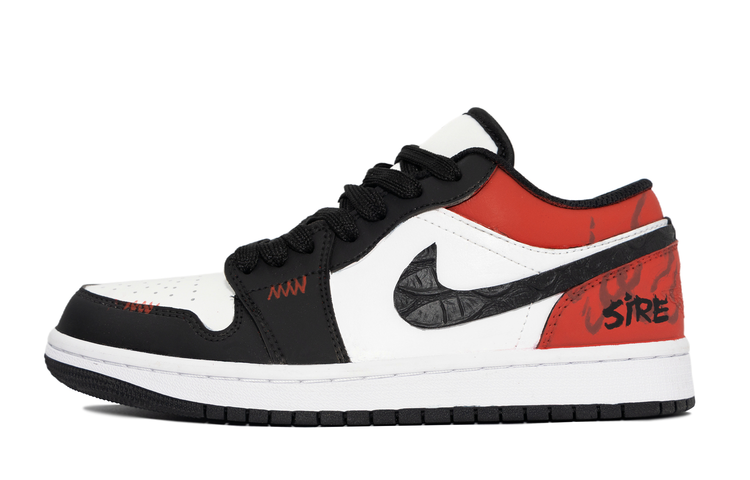 

Air 1 Low Cushioning Low top Vintage Баскетбольные кроссовки для мужчин Jordan, черный