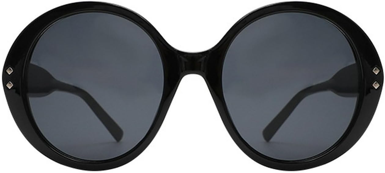 

Солнцезащитные очки Laureles большого размера, круглые, для женщин и мужчин, модные овальные, разноцветные, градиентные, в стиле панк, солнцезащитные очки-маска, Black Grey