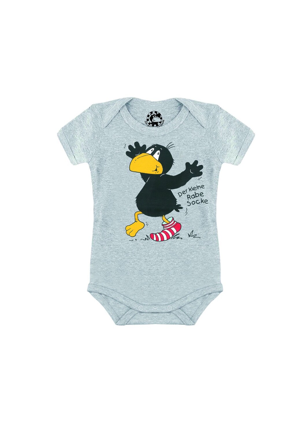 

Детское боди The Little Raven Sock - Sock LOGOSHIRT, цвет Grey-melange