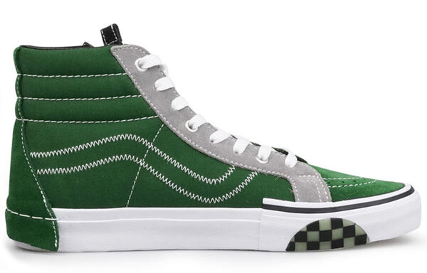 Кроссовки Vans FLORALS SK8-HI REISSUE CAP SHOES Green, зеленый — фото 2