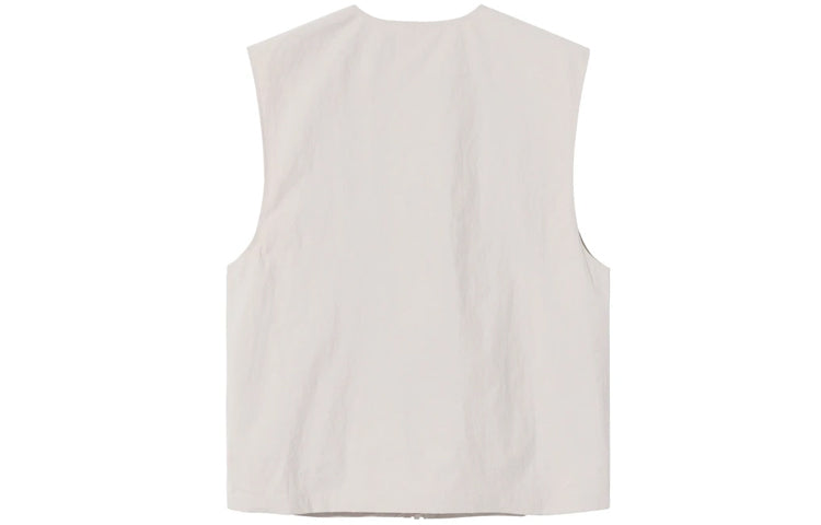 Нейлоновый жилет Stussy Approach Vest, цвет «слоновая кость» — фото 2