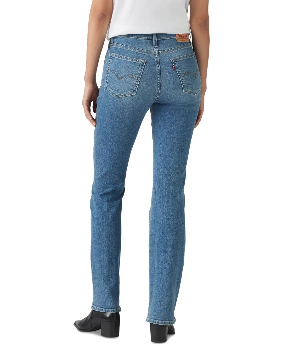 Джинсы-клеш 725 с высокой талией, классические, эластичные, 81 см Levi'S, индиго — фото 3