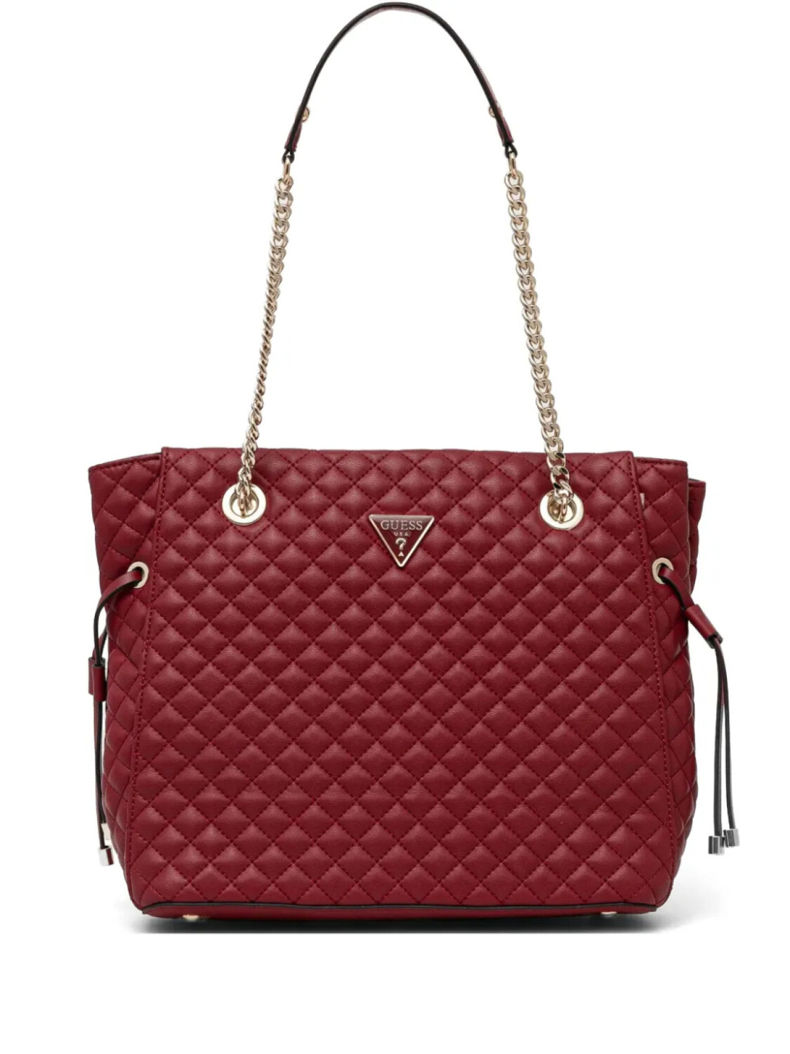 

GUESS USA Rianee Eco Стеганая сумка-шоппер, красный