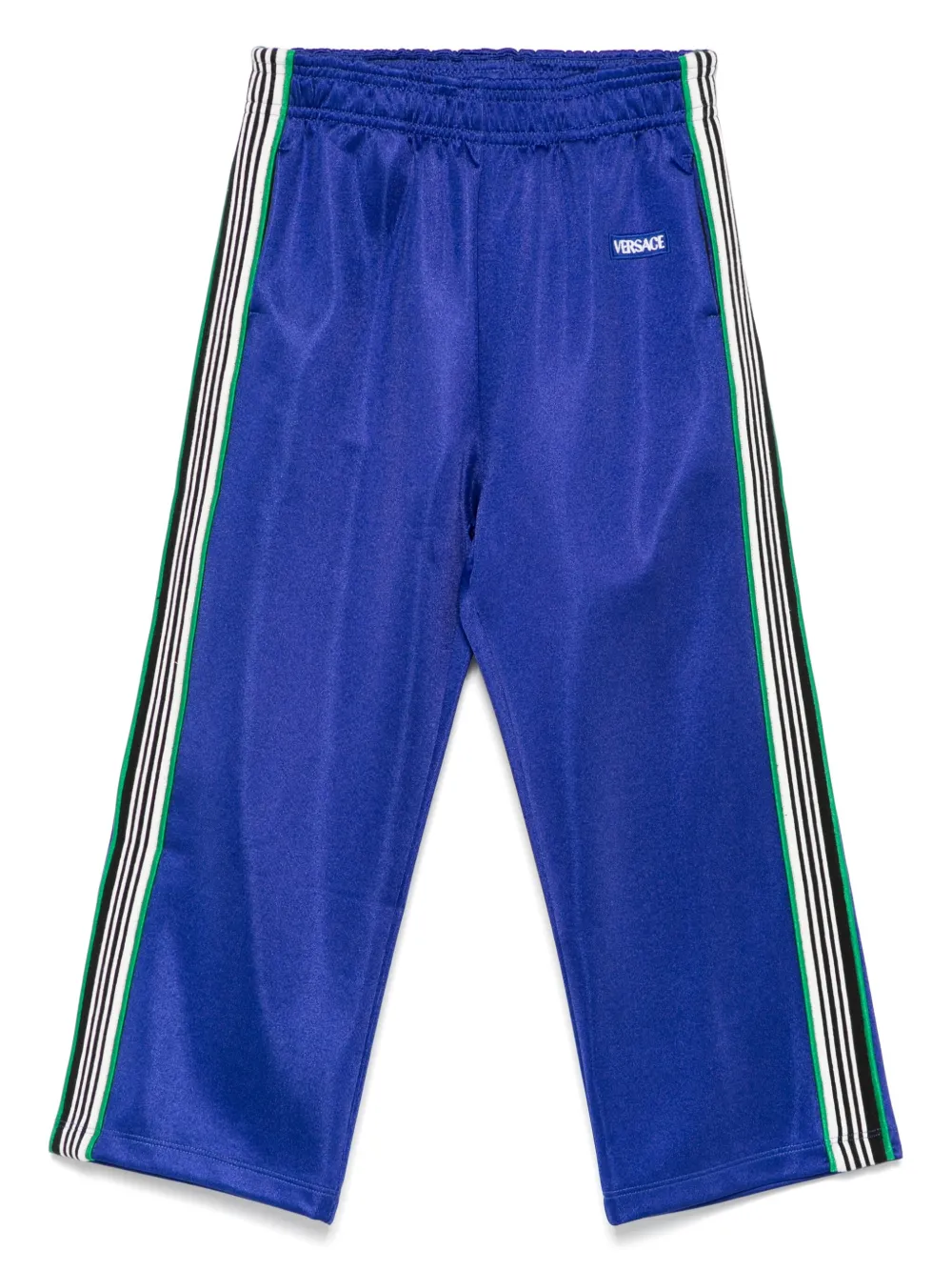 

Спортивные брюки с полосками Versace Kids, синий