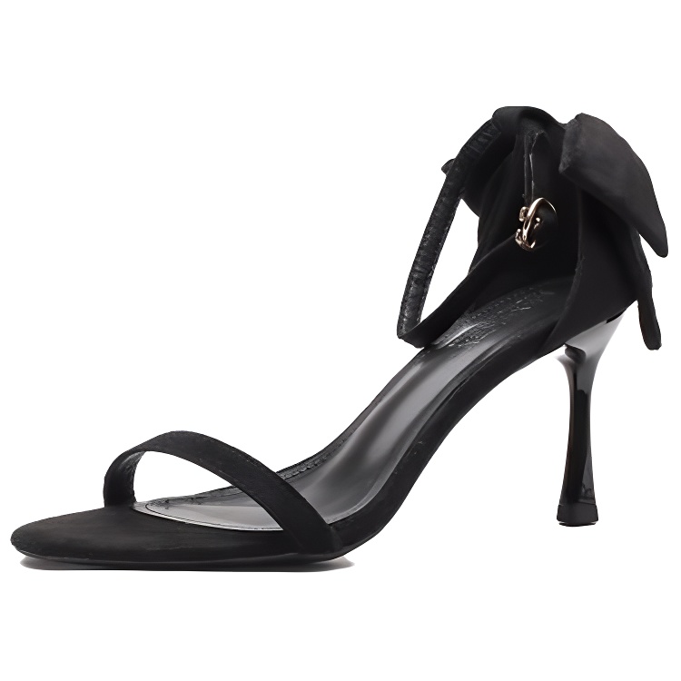 TATAYA Женские сандалии на одной застежке черные [8 см], цвет Black[8cm]