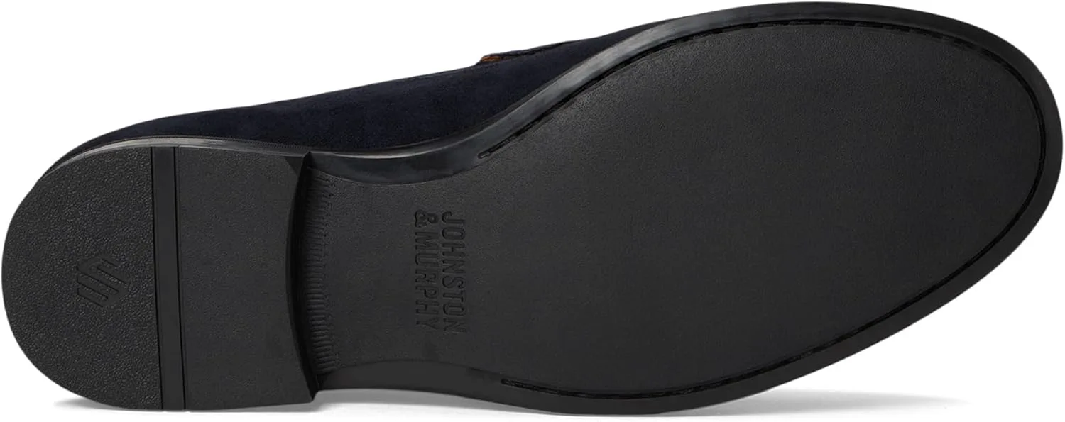 Мужские туфли Johnston & Murphy Harrison Bit Slip On, темно-синий — фото 4