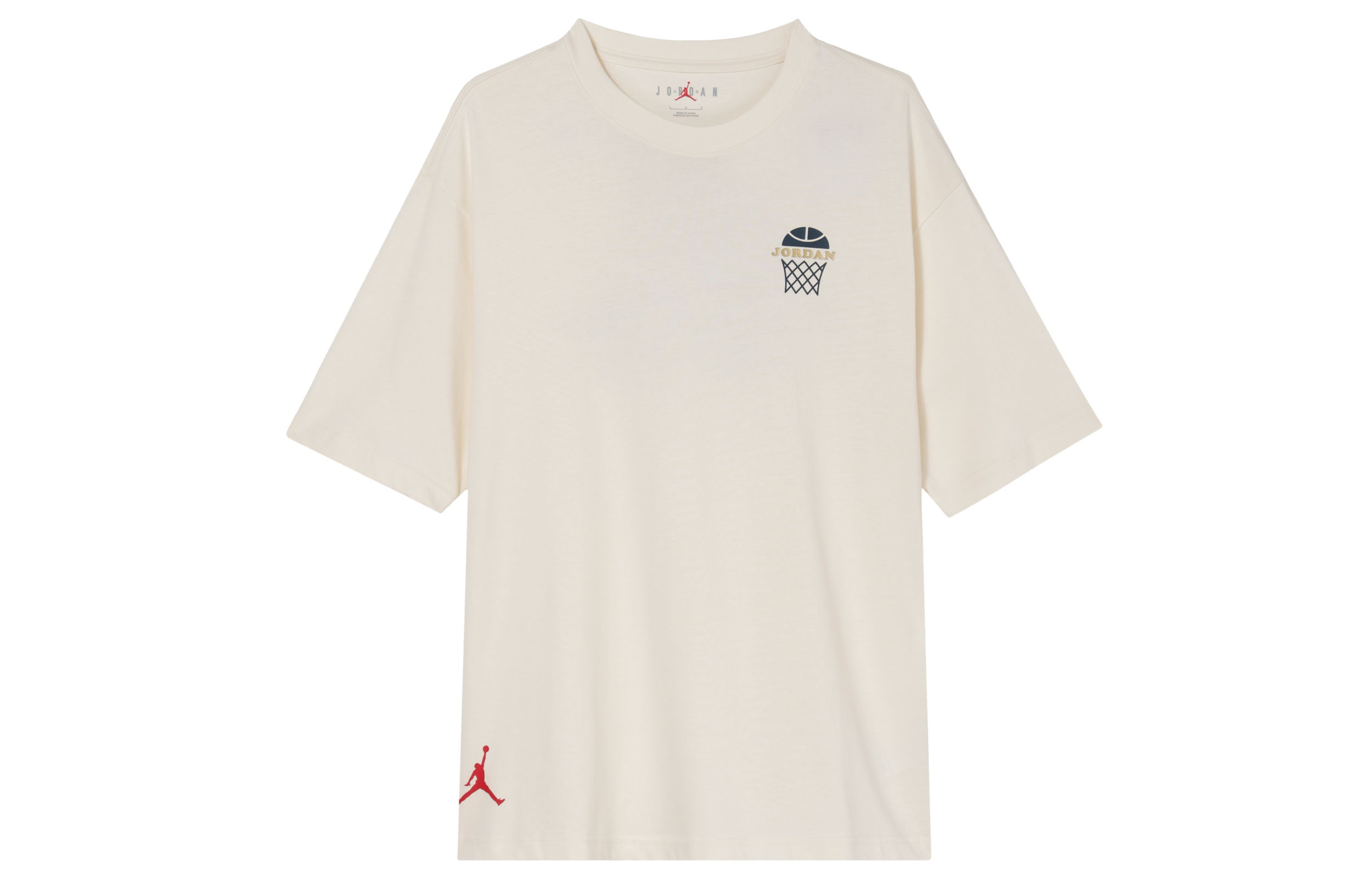 

Футболка мужская светло-бежевая Jordan