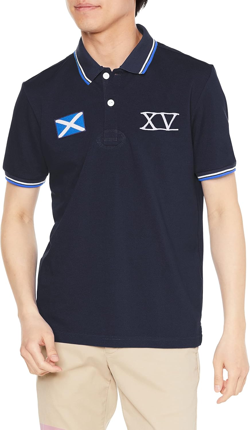 

Мужская футболка-поло Canterbury RA33044 с коротким рукавом, темно-синий