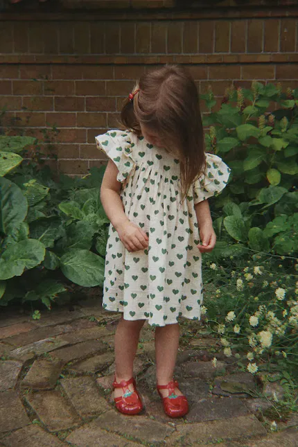 Платье из муслина COCO DRESS GOTS Konges Sløjd, бежевый