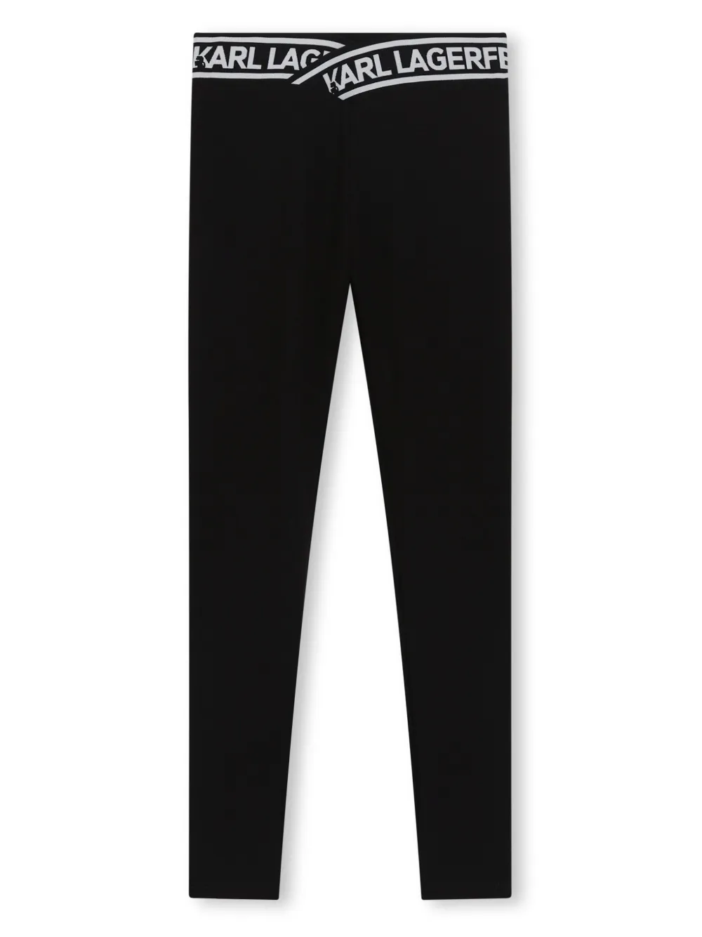 

Леггинсы с логотипом KARL LAGERFELD KIDS, черный