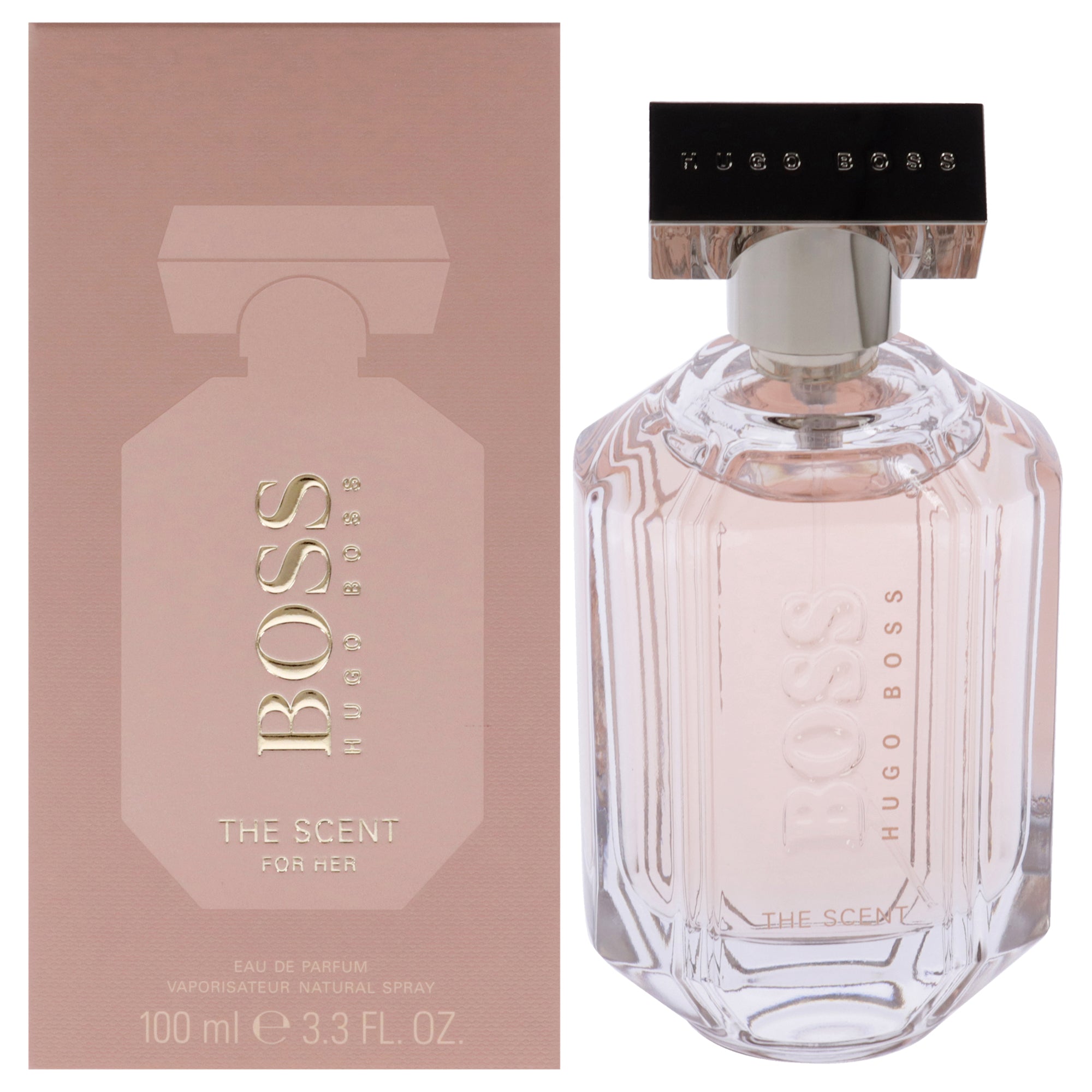 

Аромат Boss The Scent For Her от Hugo Boss для женщин - парфюмерная вода (EDP) объемом 3,3 унции, прозрачный
