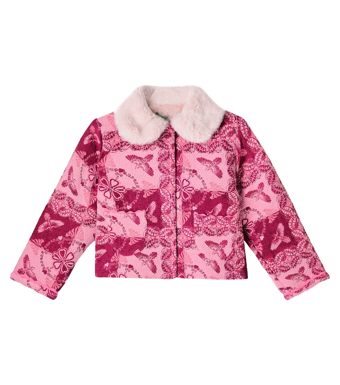 

Жакет из хлопковой смеси, связанный крючком, от Nina Bebe Organic, Rose Bandana
