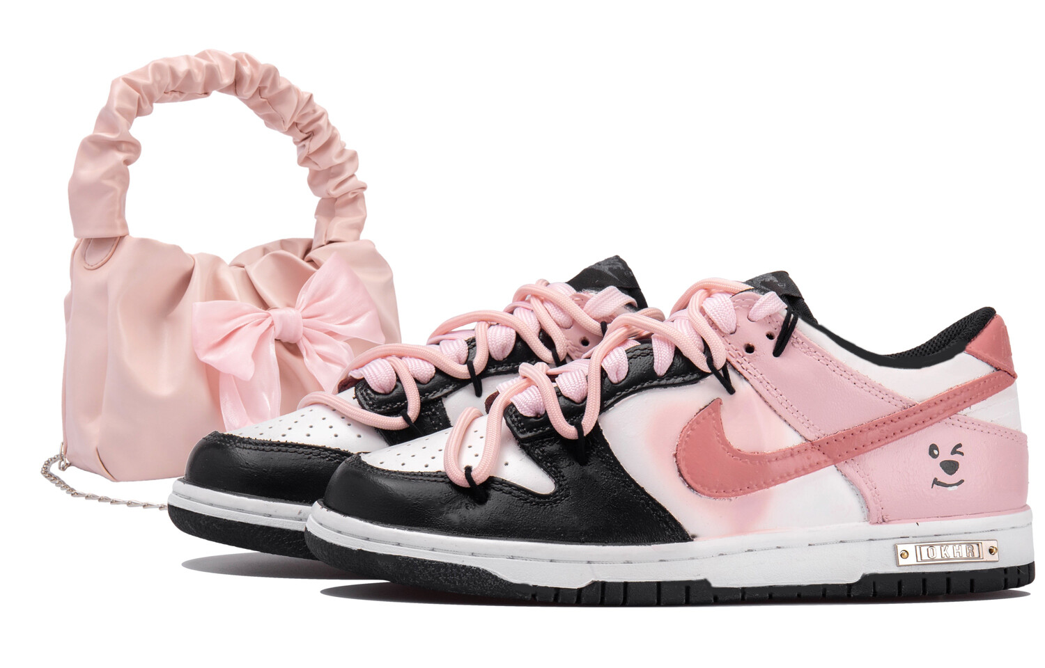 

Женские кроссовки для скейтбординга Nike Dunk, Dark Obsidian/Fierce Pink/White